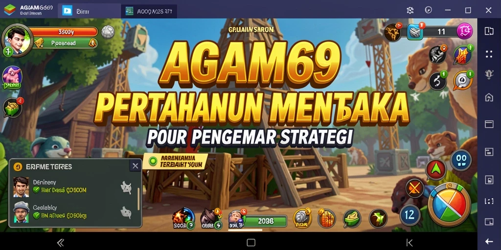 Tangkapan layar utama menunjukkan aksi pertahanan menara yang mendebarkan.