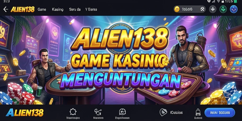Tampilan gameplay utama ALIEN138 dengan grafis menakjubkan.