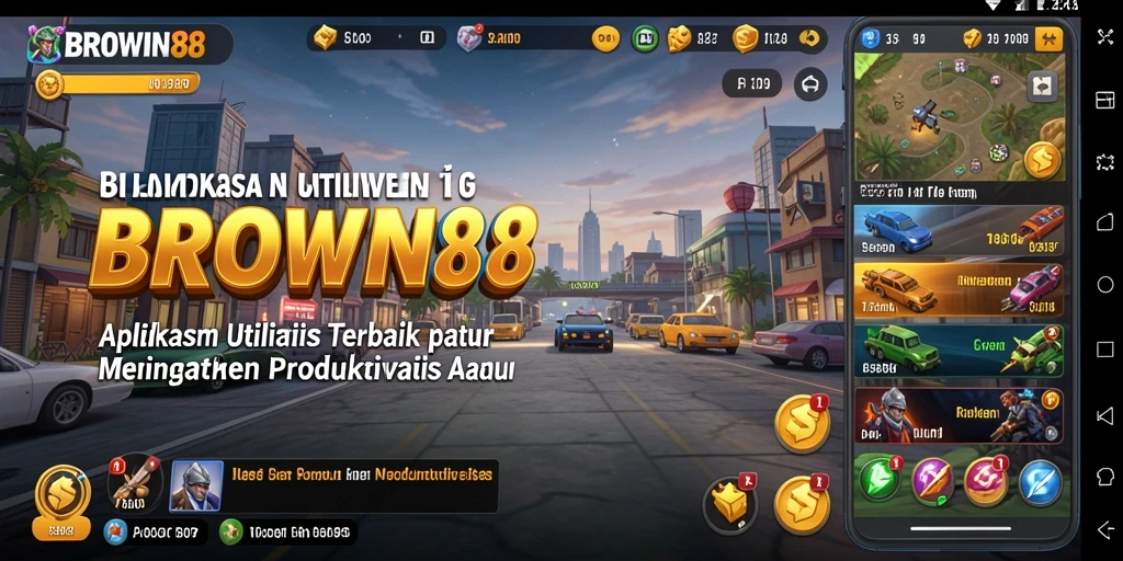 Tampilan antarmuka BROWIN88 yang user-friendly dan intuitif.