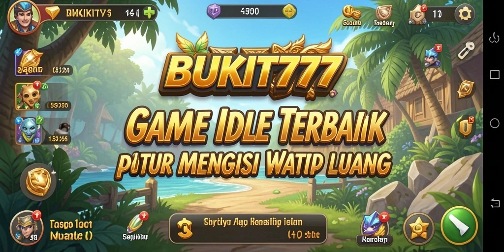 Tampilan gameplay menarik di BUKIT777 memperlihatkan aktivitas pembangunan bukit.