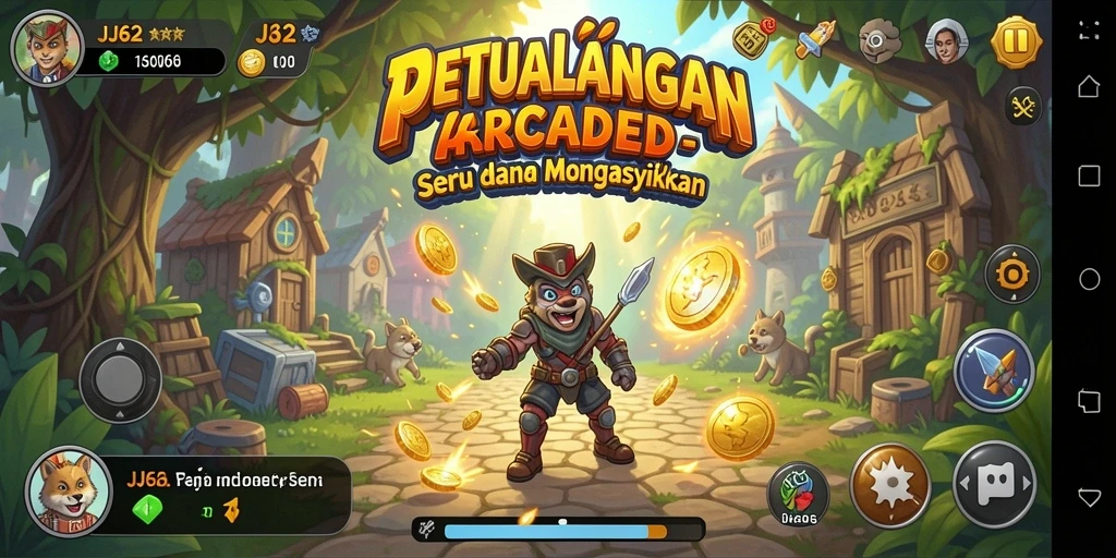 Tampilan gameplay seru dan mengasyikkan dari JJ62.