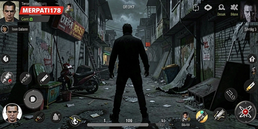 Gameplay menegangkan dengan suasana yang mencekam dan menakutkan.