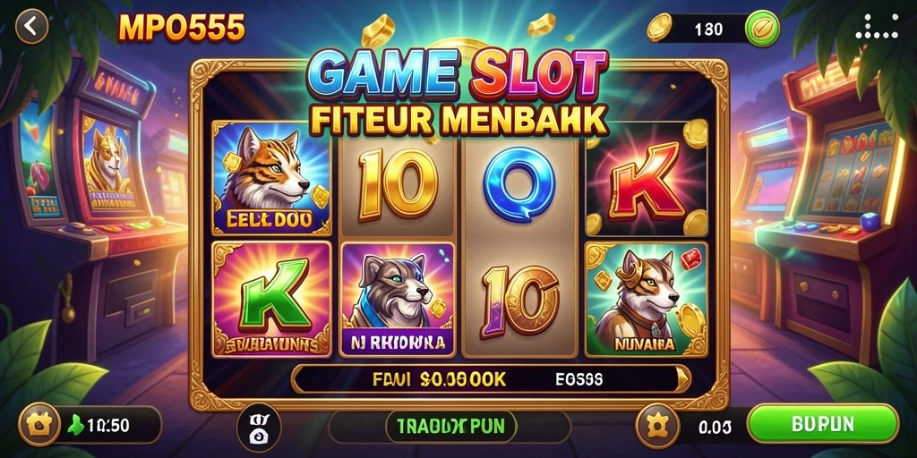 Tampilan gameplay Slot yang menarik di MPO555 dengan berbagai tema.