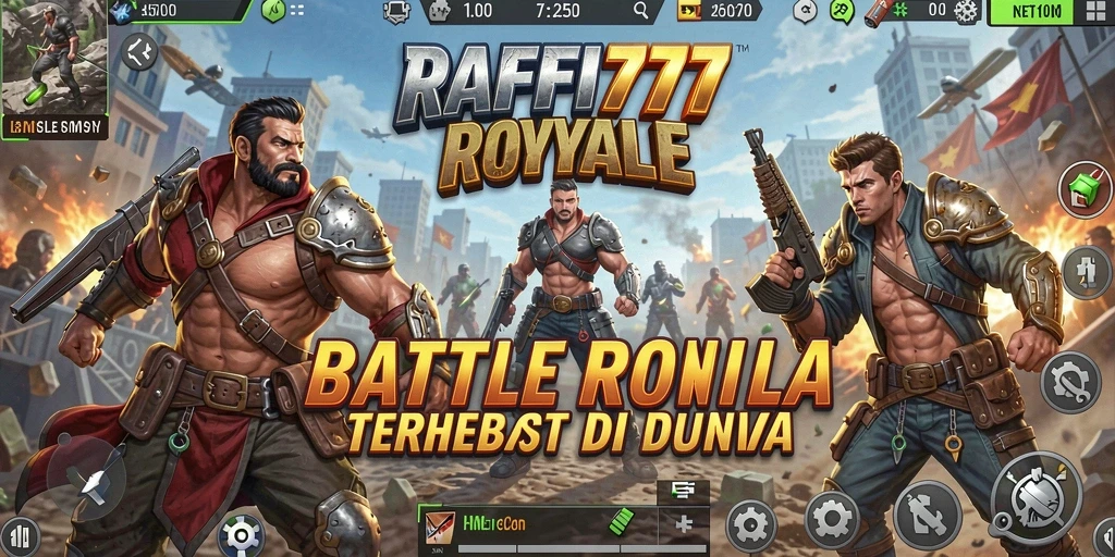 Tampilan mendebarkan dari battle royale RAFFI777 dengan aksi intens.