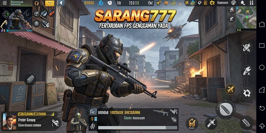 Tampilan menarik dari gameplay intens di SARANG777.