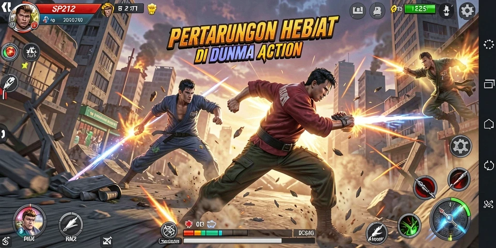 Tampilan gameplay SP212 yang menegangkan dan penuh aksi.
