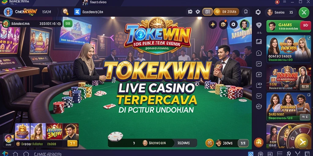 Tampilan gameplay <strong>TOKEKWIN</strong> yang seru dan menarik dalam sesi Live Casino.