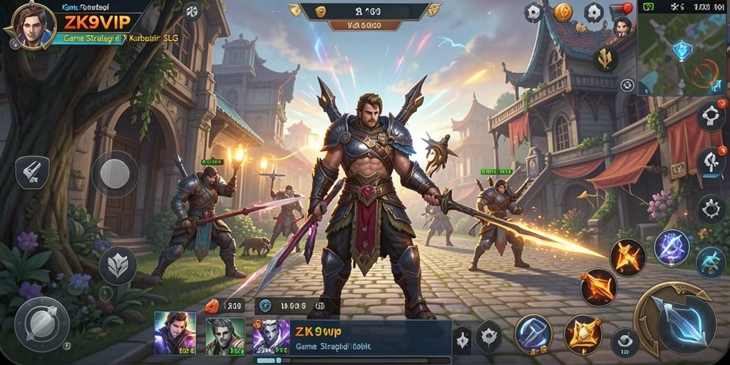 Screenshot gameplay ZK9VIP dengan aksi mendebarkan dalam strategi SLG.